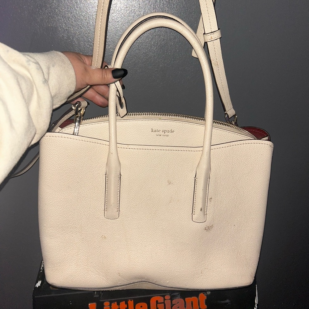 Kate Spade Cream Satchel Bag